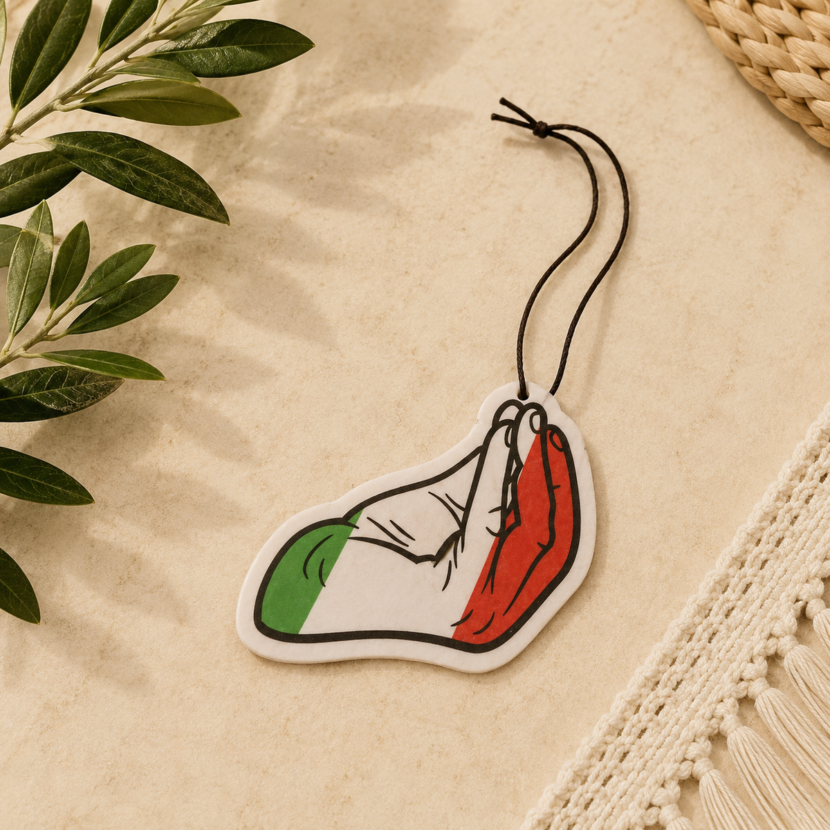 Italian Mano Car Air Freshener