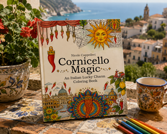 Italian Colouring Books – Sicily, Calabria & Cornicello Magic