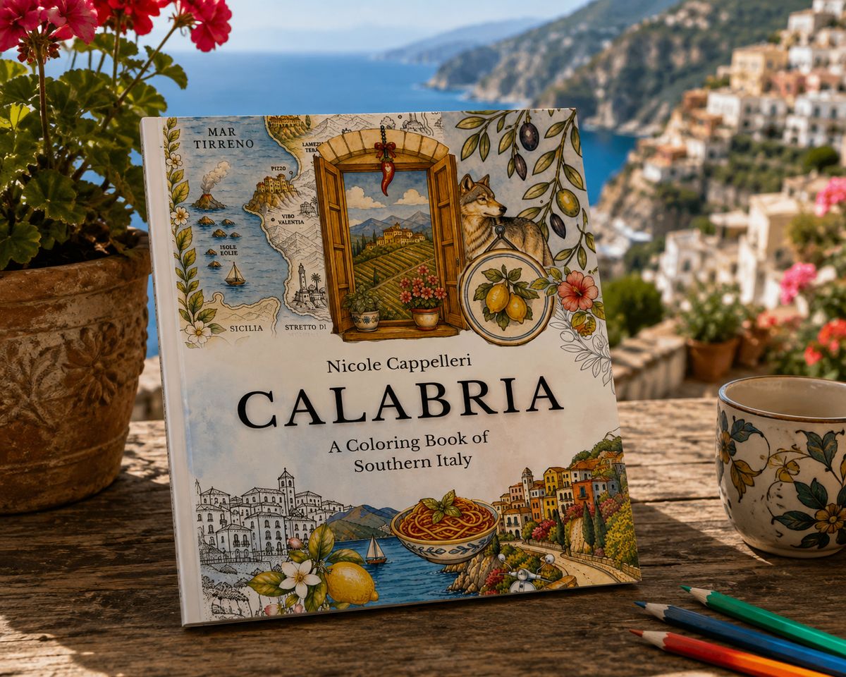 Italian Colouring Books – Sicily, Calabria & Cornicello Magic