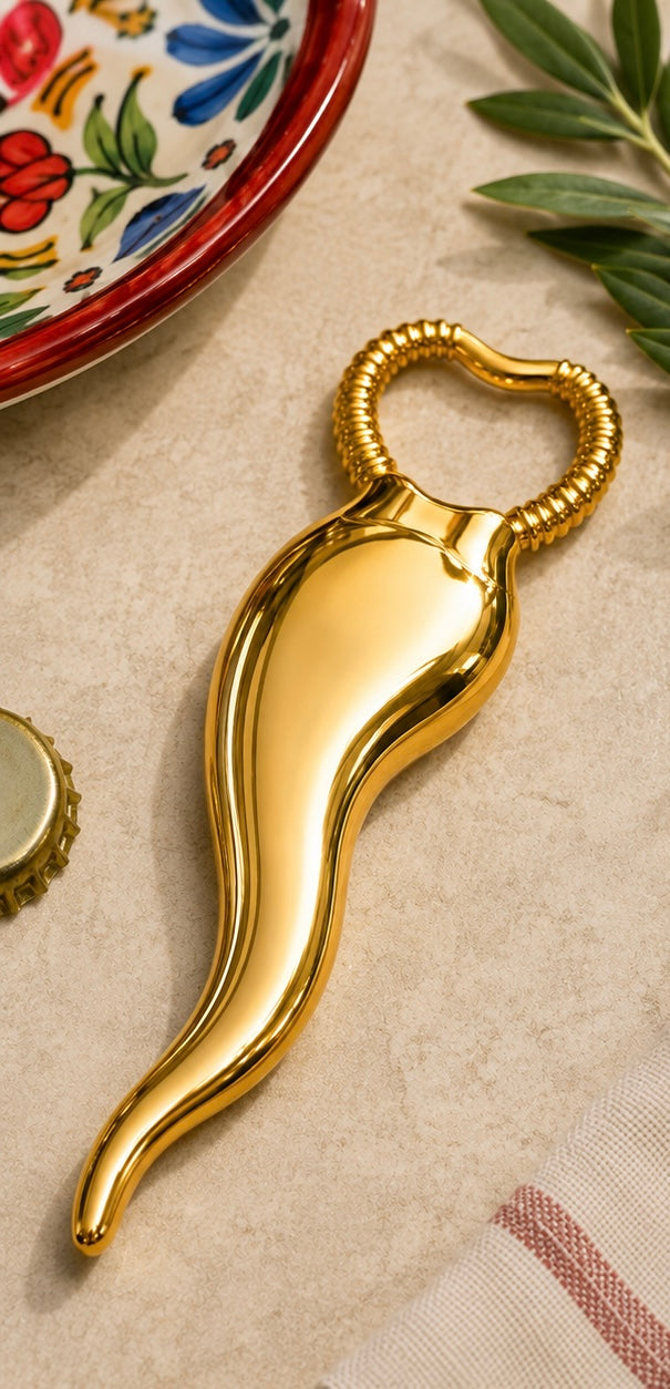 Cornicello Bottle Opener – Gold or Silver