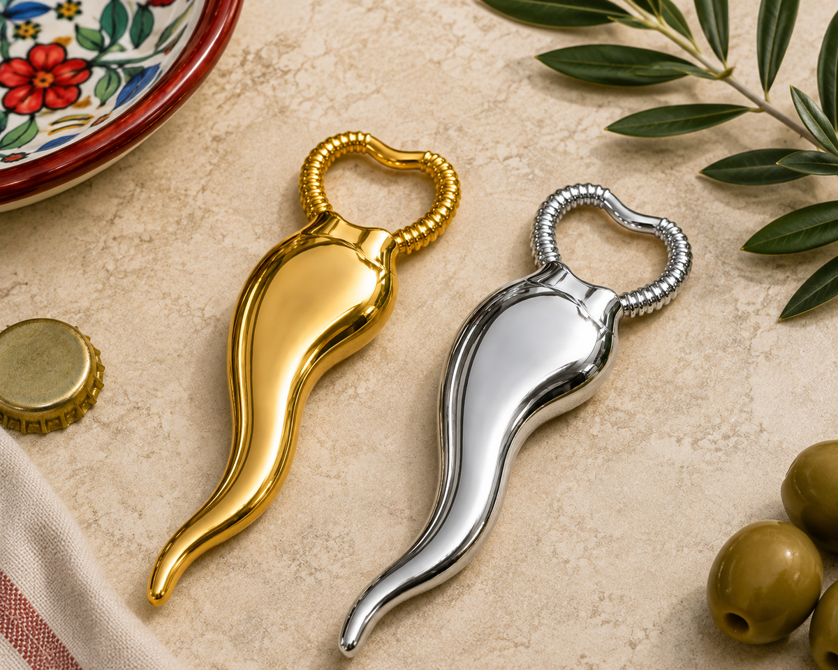Cornicello Bottle Opener – Gold or Silver