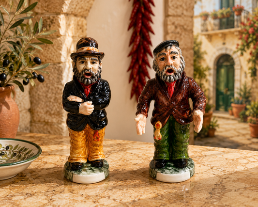 Italian Gesture Men – Handmade Ceramic Figurines