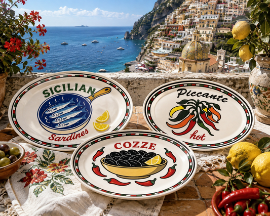 Southern Italian Ceramic Serving Plates